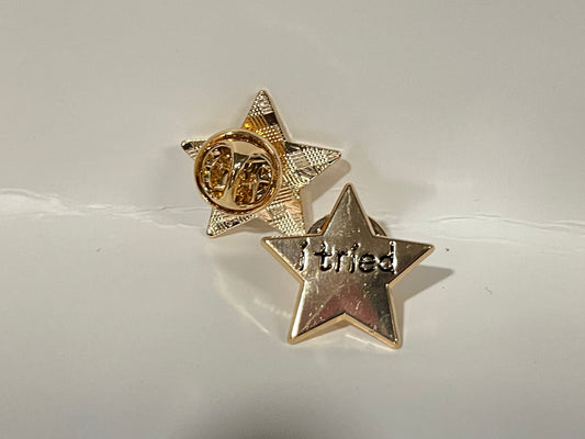 I tried GOLD STAR Pin