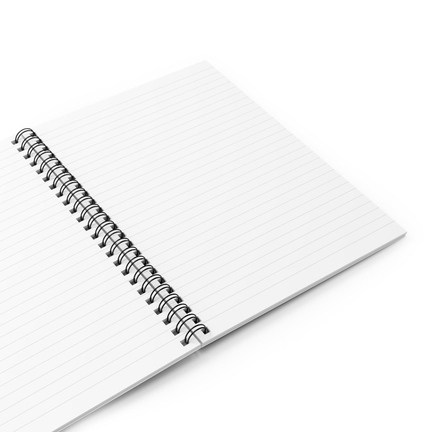 KayDHD LOGO- Spiral Notebook - Ruled Line- white