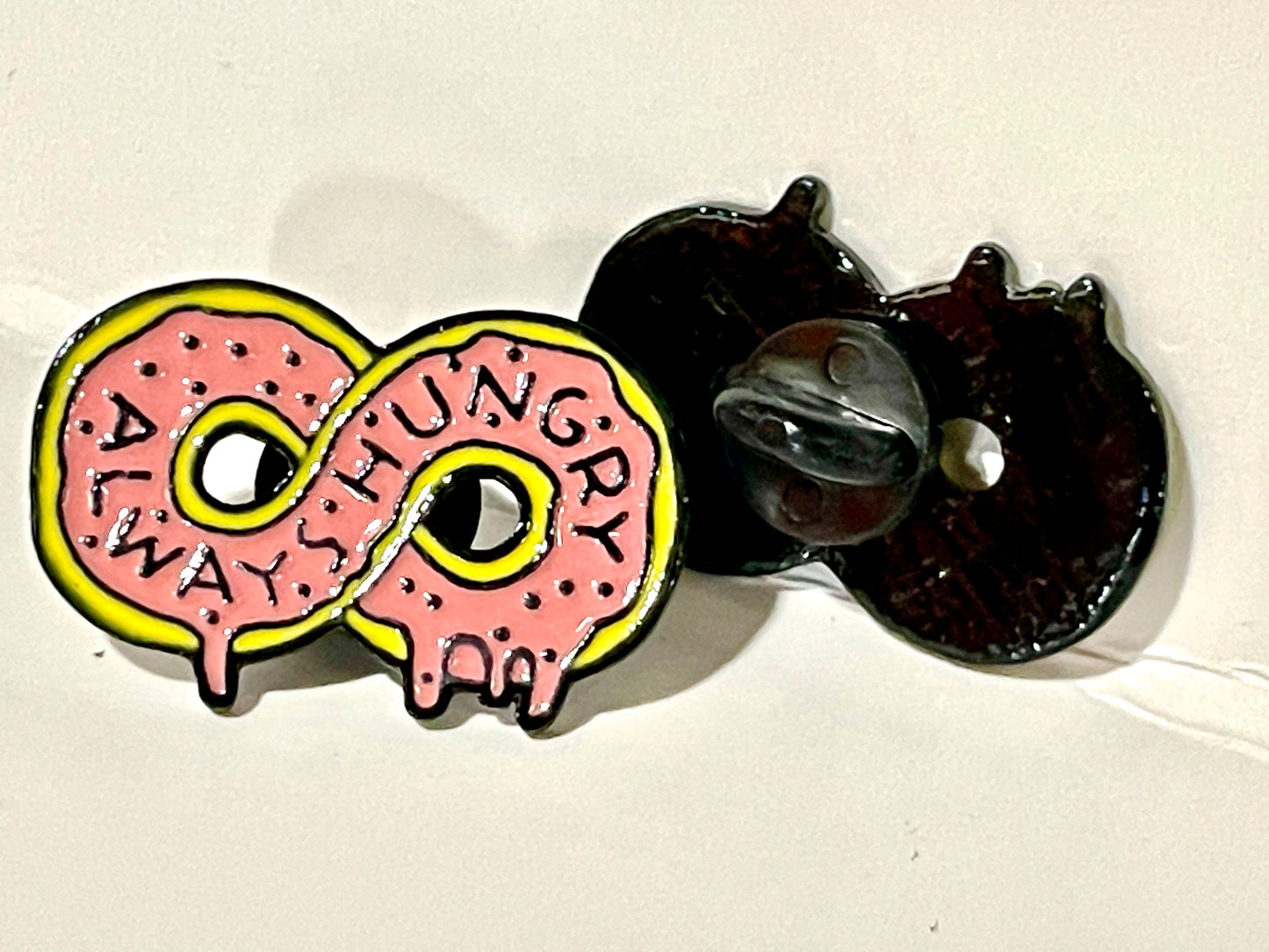 Always Hungry donut Pin