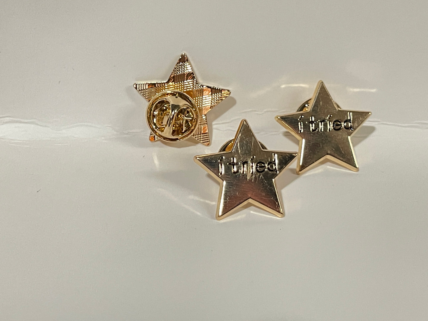 I tried GOLD STAR Pin